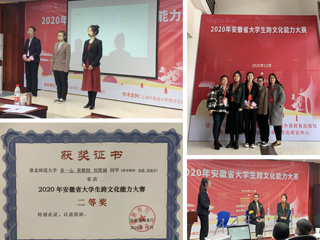 世界杯官网学子在2020年安徽省大学生跨文化能力大赛中喜获佳绩