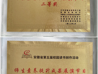世界杯官网师生在安徽省第五届校园读书创作活动中喜获佳绩
