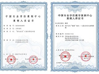 世界杯官网教育专业学位教学案例入选中国专业学位教学案例中心案例库