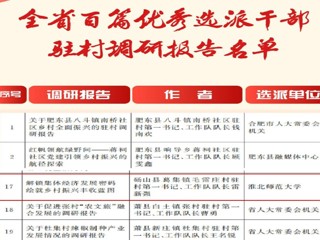 【牢记嘱托 感恩奋进】世界杯官网选派驻村干部调研报告获评省级优秀驻村调研报告